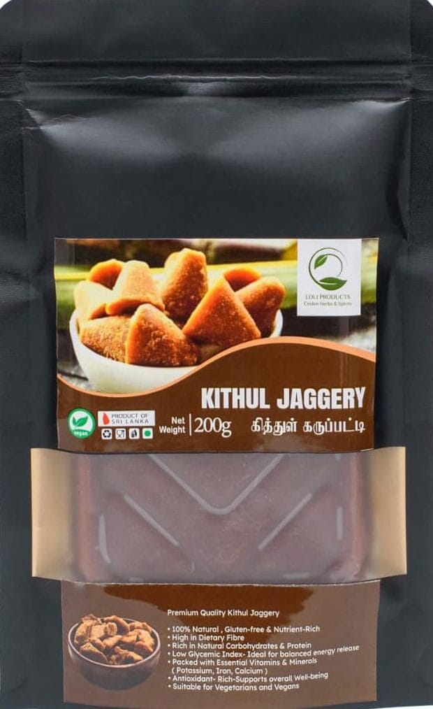Ceylon Kithul Jaggery natural palm sugar Sri Lanka